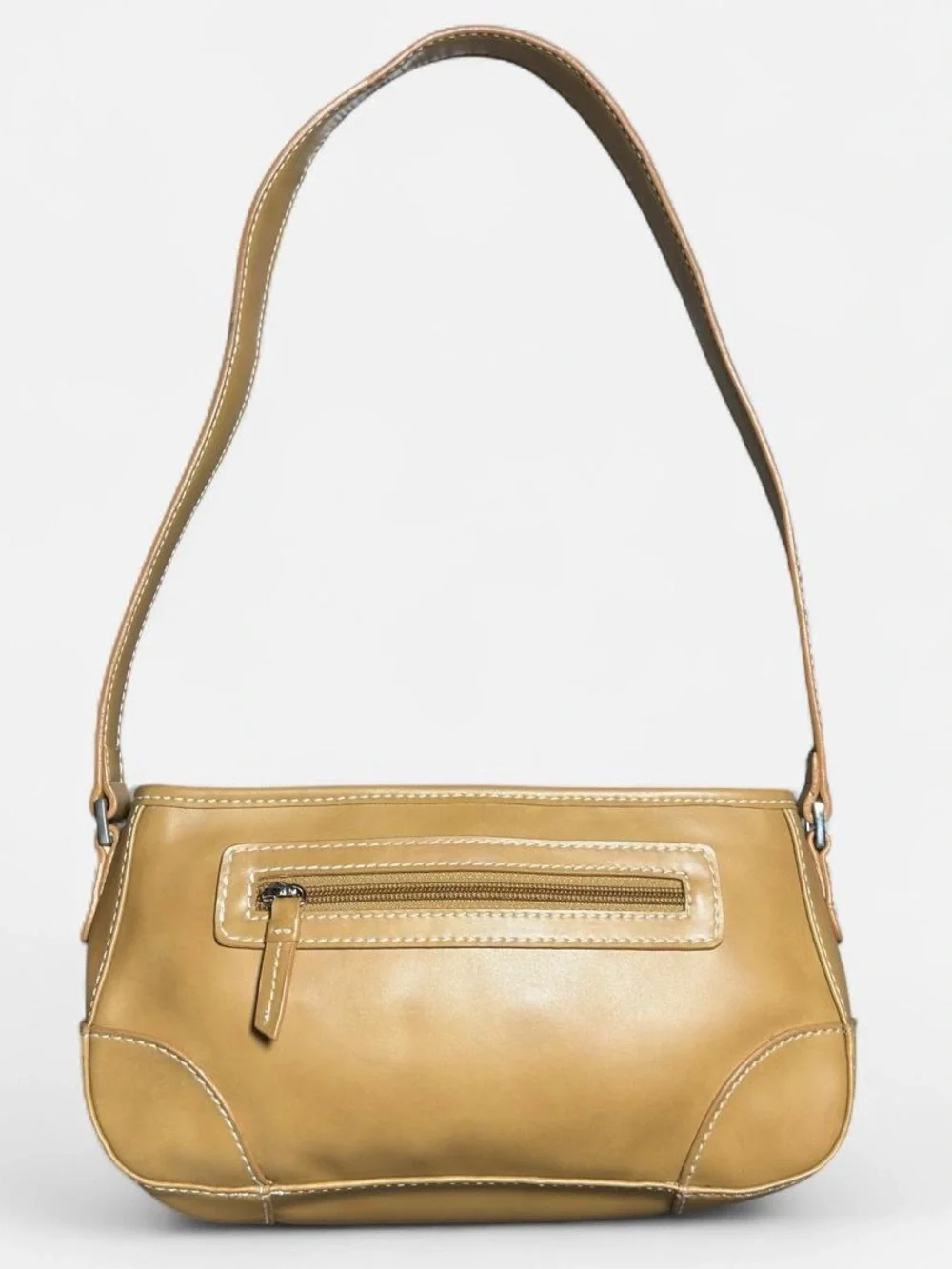Y2K Vintage Villager by Liz Claiborne Tan shoulder bag